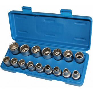 16-OS. SET CARTUCCE 1/2&quot; 8-24MM. 12 PUNTI TRIUMF, 2768T