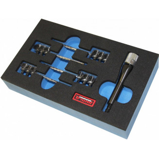 SPAZZOLE CON UGELLO CON PUNTA A TRELLINO 5 PARTI TRIUMF, 28856T