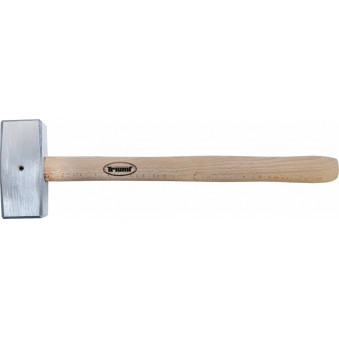 MARTEAU À TÊTE CARRÉE EN ALUMINIUM AVEC MANCHE EN BOIS 500G TRIUMF, 3007T
