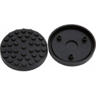 RUBBER PAD FOR FORKLIFT ROUND 120/110MM. 3 LUG. THICKNESS 27MM ITALMATIC