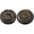 GUMMIDYDE TILL BILGAFFEL RUND 145MM. Tjocklek 25MM ITALMATIC