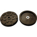 RUBBER PAD FOR FORKLIFT ROUND 120/110MM. THICKNESS 4/19MM