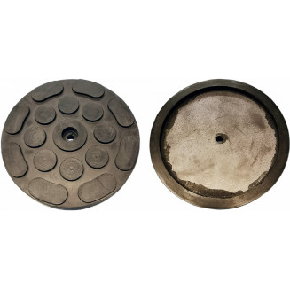 GUMIJAS PALD MET. AR DISKU. 120/110 MM APKĀRTS AUTO IEKĀRĒJĀM. AUGSTUMS 19mm, 3010206N