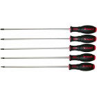 5-OS. ERITTÄIN PITKÄ (300 mm) TORX-RUUVILTA KOMP. T15-T30. 2K-NONSLIP TRIUMF