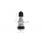 TL-MET.VENTIIL. NIKELDATUD V2-05-1/TR416S. MADAL MUTTER. L=39.5MM. AVA 11.3MM