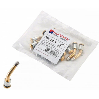 TL-VALVE TRUCK. V3-22-1 (WEGMANN). 10 PCS. OPENING 9.7MM. ANGLE 45. L=25+28MM, 3040054-10