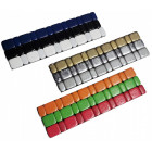 ADHESIVE BALANCE FE. DIFFERENT COLORS. 45X45G (6X5G+6X2.5G) BOX ITALMATIC