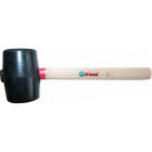 RUBBER HAMMER WITH WOODEN HANDLE 800G/70MM TRIUMF