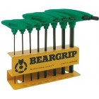 9-OS. T-TORX KEERAJATE KOMPL. T9-T40. MOSIV ERITERAS. ROHELINE 1K PEA BEARGRIP