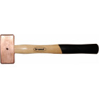 COPPER SQUARE HEAD HAMMER WITH WOODEN HANDLE 1000G TRIUMF