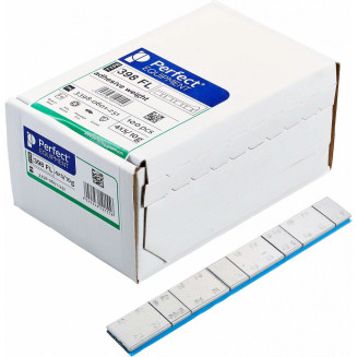 ADHESIVE BALANCE 3.8MM. BOX 100X60G (4X5 + 4X10G) FE. POWDER. GREY (PU/FL) PERFECT E 398, 3398-0601-251