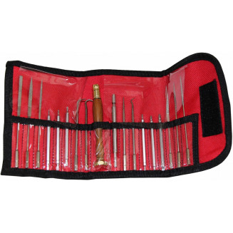 18-OS. DI MINI CHIEDE. FILE. GANCI. COMPL DI CACCIAVITI, ECC. TRIONFO, 34931T