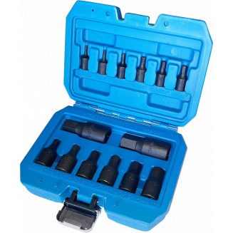 14-OS. ENSEMBLE HEXAGONALES COURT 1/4&quot;+3/8&quot;+1/2&quot; POUCES 3/32&quot;-3/4&quot; TRIUMF, 44431T