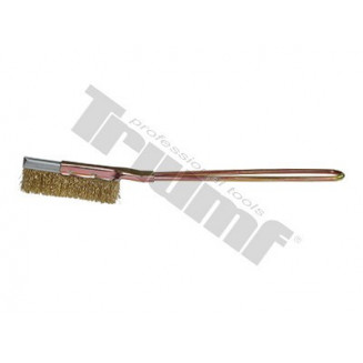 SPAZZOLA A MANO (SPAZZOLA IN ACCIAIO) PICCOLA. OTTONE. LARGHEZZA 6MM. TRIONFO ALTO 15MM, 44753T