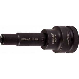 UTENSILI TORX A IMPATTO LUNGO DA 3/4&quot; E24 KS, 450.0454