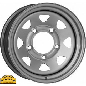 RUOTA IN ACCIAIO DAKAR (CAPPELLI) 7.0X16. 5X165/8 (122,5)(E)(ST)KG990, 45610
