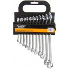 11-OS. SET OF OPEN-END WRENCHES 6-19MM. PLASTIC HOLDER M+
