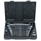 16-PIECE. RING-WRENCH SET+REV. 8-19MM KS TOOLS
