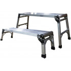 FOLDABLE WORK PLATFORM 2PCS ALU H550MM / H300MM MAX 100KG JBM