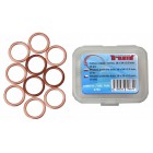 COPPER WASHERS 10PCS Ø10X16X1.5MM TRIUMF