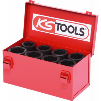 8-OS. JUEGO DE CARTUCHOS DE IMPACTO LARGO 3/4&quot; 24-36MM KS TOOLS, 515.0510