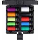 10-PIECE. THIN WHEEL DRIVE CHUCK SET 1/2