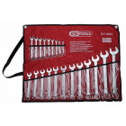 21-PCS. RING-WRENCH SET. 6-32MM. TEXTILE BAG. CRV KS TOOLS