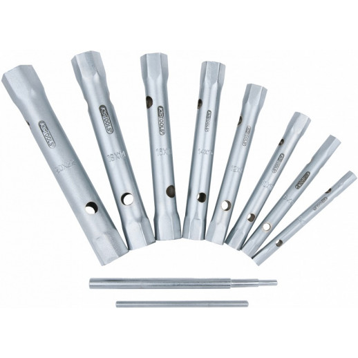 10-PIECE PIPE WRENCH SET 6-22MM KS TOOLS
