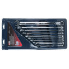 10-PIECE. SET OF EXTRA LONG RING WRENCHES. KS TOOLS
