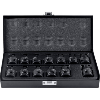 13-OS. 1/2&quot; KUUSKANT (HEX) JA TORX (TX) LÖÖKOTSIKUTE KOMPL. JBM, 52344J