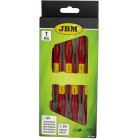 7-PCS. VDE/1000V MINI-SCREWDRIVER SET. PH-SL. CARDBOARD BOX JBM