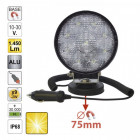 TYÖVALO 9-LED 27W 1450LM 10-30V IP68 MAGNEETTIPIDIN (IRROTTAVA) + SIG.VALOTIN JBM