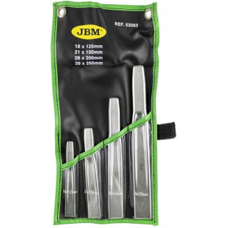 4-OS. SET SCALPELLI HD (ACCIAIO SNCM+V) 18-21-26-29MM JBM, 53083J