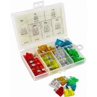 48-OS. SET FUSIBILI FORCELLA 5-10-15-20-25-30A JBM, 53367J