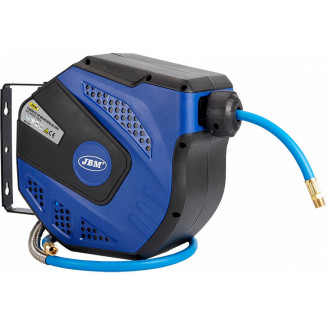 TUBO ARIA SULLA BOBINA 12+1M. 9,5 mm. VALIGETTA IN PLASTICA CHIUSA BLU DA 3/8&quot; JBM, 53532J