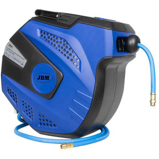 TUBO ARIA SU BOBINA 20+2M. 9,5 mm. VALIGETTA IN PLASTICA CHIUSA BLU DA 3/8&quot; JBM, 53582J