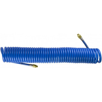 10mm suspausto oro spiralinė žarna viduje. IŠORĖS 15 mm. ILGIS 15M. 3/8&quot; SIŪLAS 360° JBM, 53633J