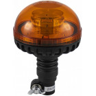 YELLOW FLASHING LIGHT 12/24V LED. 3-MODE. IP56. WITH PIN (H193MM) JBM