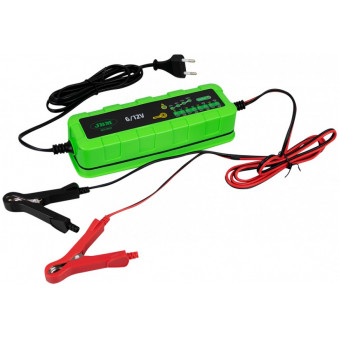 AUTOMATISK BATTERILADDER 6/12V EGNET TIL STANDARD BATTERI. GEL. generalforsamling. MF ETC JBM, 53927J