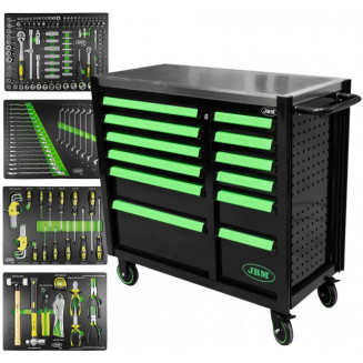 172-OS. TÖÖRIISTAKÄRU TÖÖRIISTADEGA &quot;WIDE&quot;. INOX. PERFO JBM, 53939J