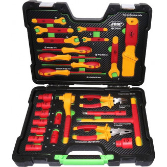 26-OS. KIT DOUTILS VDE/1000V. BOITIER 1/2&quot;+OUTILS JBM, 54091J