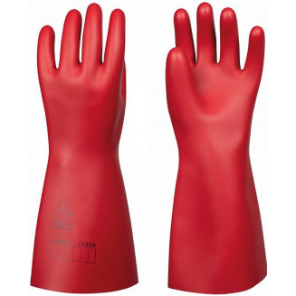 РЕЗИНОВЫЕ ПЕРЧАТКИ ДЛЯ ЭЛЕКТРИЧЕСКИХ РАБОТ 1000В AC. 1500 В постоянного тока L/10 дюймов JBM, 54131J