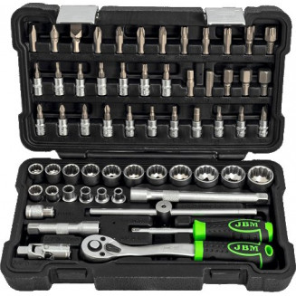 59-OS. PINZA 3/8&quot;+1/4&quot;+JUEGO PUNTAS 12 PUNTAS &quot;NEW GEN&quot; JBM, 54168J