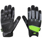 WORK GLOVES WITH IMPACT AND CUT PROTECTION 