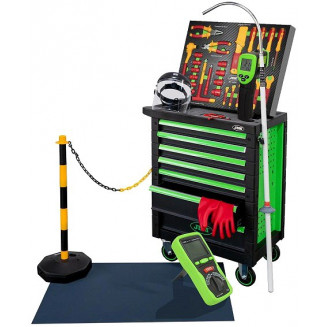 36-OS. CHARIOT À OUTILS AVEC OUTILS &quot;VOITURES ÉLECTRIQUES/HYBRIDES&quot; JBM, 54236J