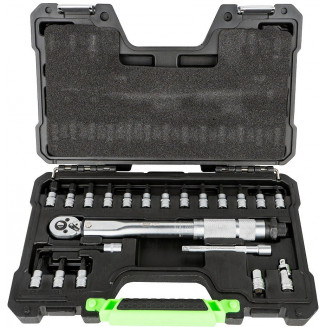 21-OS. CHIAVE DINAMOMETRICA 1/4&quot; 5-25NM + FERRAMENTA 1/4&quot; PH-TX-HEX JBM, 54269J