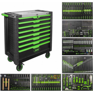 468-OS. CARRELLO PORTAUTENSILI CON UTENSILI &quot;EXPERT&quot;. INOX. XXL. PERFO JBM, 54688J