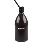 BATTERY ACID AND DIST. WATER BOTTLE WITH RUBBER COVER 1L KS TOOLS