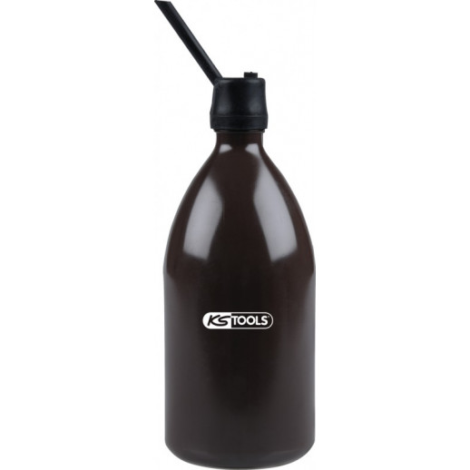 BATTERY ACID AND DIST. WATER BOTTLE WITH RUBBER COVER 1L KS TOOLS