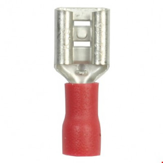 WIRE NIP PLOKŠČIAS &quot;MOTINĖ&quot; 6.35MM RED 50 vnt, 57440025